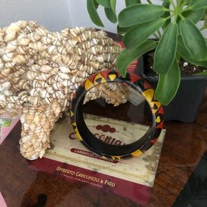 Wooden Hand-Painted Bracelet